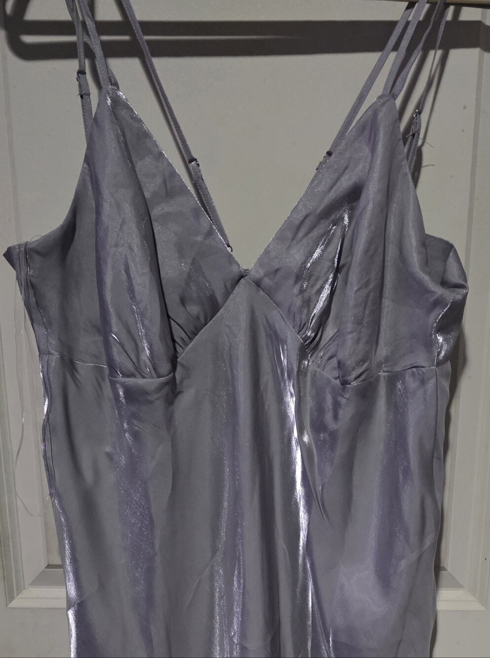 Gray Silky Nightgown/Dress - Picture 3 of 3